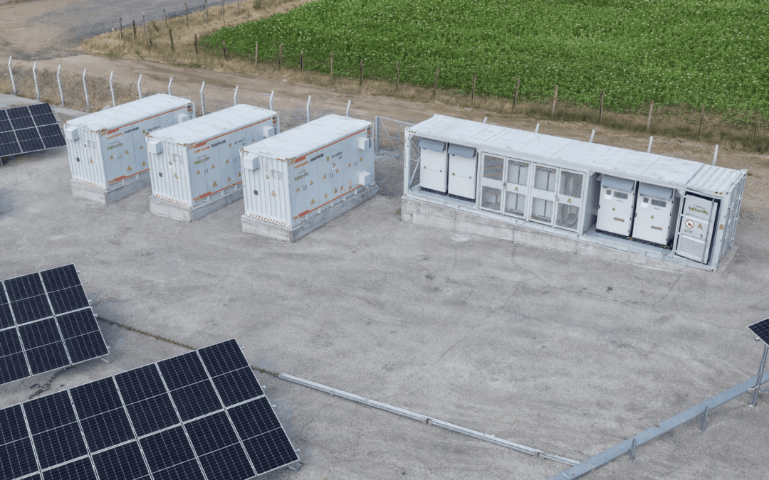 BESS installation integrated with a solar PV plant in Krumovgrad, Bulgaria