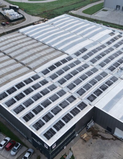 Industrial rooftop PV system in Radinovo with Jinko Solar modules