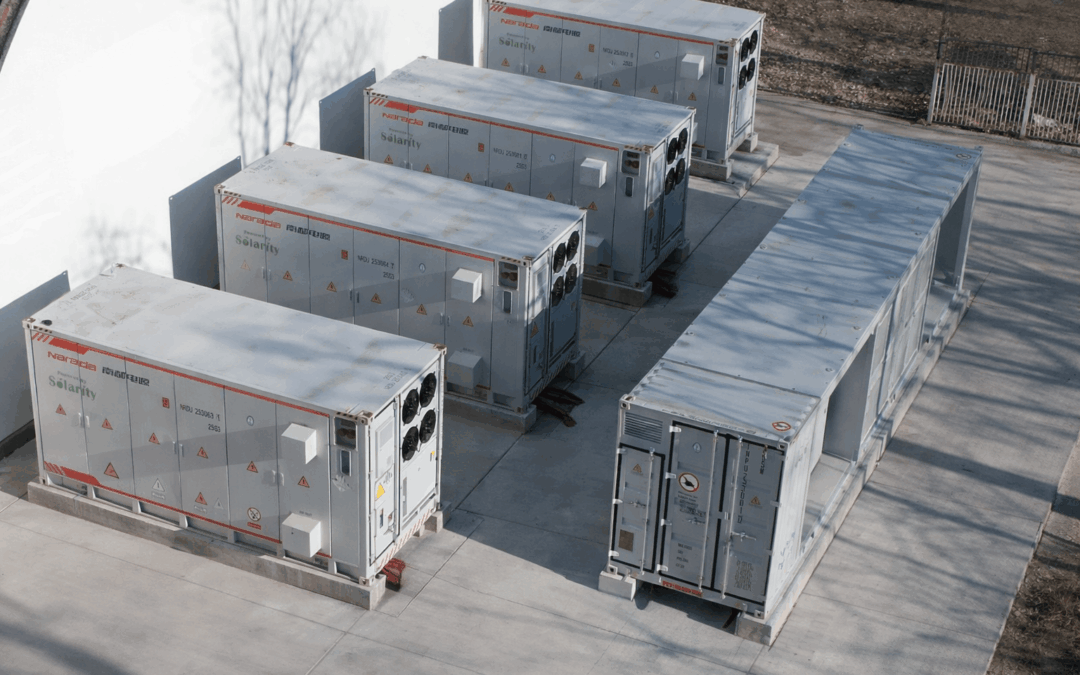 20 MWh containerized BESS installation in Plovdiv, Bulgaria